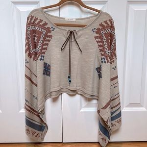 In Style Top with Suede Self Tie